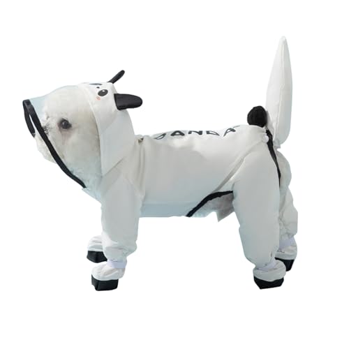 PETCUTE Hunde Regenmantel,wasserdichte Hunde-Regenjacke mit Kapuze,Verstellbare Vierbeiner Hunderegenmantel mit Leinenlöchern, Reflektierender Riemen,für kleine, mittelgroße Hunde PETCUTE Hunde Regenmantel,wasserdichte Hunde-Regenjacke mit Kapuze,Verstellbare Vierbeiner Hunderegenmantel mit Leinenlöchern, Reflektierender Riemen,für kleine, mittelgroße Hunde von PETCUTE
