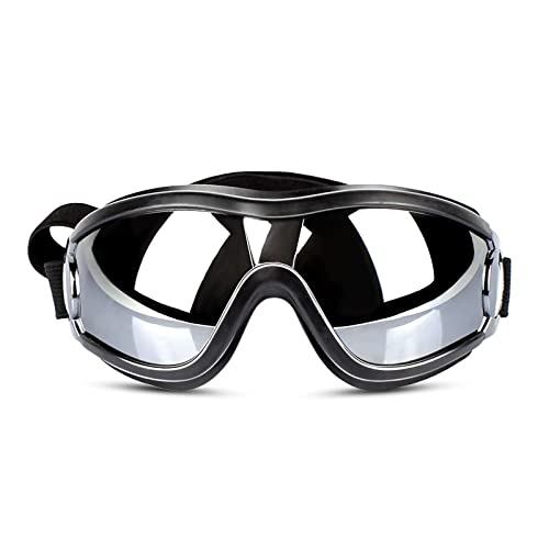 PETCUTE Hunde Sonnenbrille,Hundebrille Anti-UV Wasserdicht Winddicht,Hunde Sonnenbrille mit Belüftungslöchern,Verstellbarer Riemen,Hundebrille für Kleine Hunde/Katzen,Mode Hunde Schutzbrille von PETCUTE
