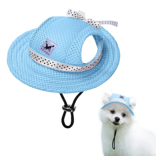 PETCUTE Hunde-Sonnenhut, Verstellbar,Hund Sommer Sonnenschutz Hut mit Ohrlöchern, Sommer Baseballmütze für Haustiere, Outdoor-Sport, Sonnenhaube für kleine Hunde, Welpen, Katzen,L PETCUTE Hunde-Sonnenhut, Verstellbar,Hund Sommer Sonnenschutz Hut mit Ohrlöchern, Sommer Baseballmütze für Haustiere, Outdoor-Sport, Sonnenhaube für kleine Hunde, Welpen, Katzen,L von PETCUTE