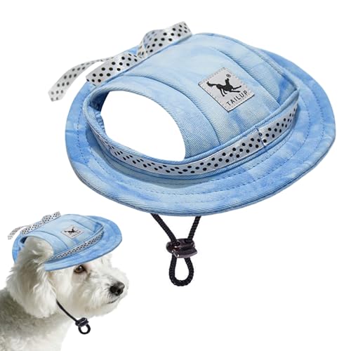 PETCUTE Hunde-Sonnenhut, Verstellbar,Hund Sommer Sonnenschutz Hut mit Ohrlöchern, Sommer Baseballmütze für Haustiere, Outdoor-Sport, Sonnenhaube für kleine Hunde, Welpen, Katzen,M PETCUTE Hunde-Sonnenhut, Verstellbar,Hund Sommer Sonnenschutz Hut mit Ohrlöchern, Sommer Baseballmütze für Haustiere, Outdoor-Sport, Sonnenhaube für kleine Hunde, Welpen, Katzen,M von PETCUTE