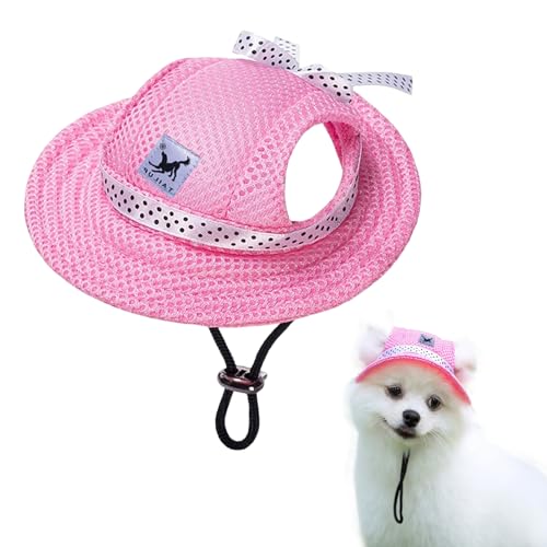 PETCUTE Hunde-Sonnenhut, Verstellbar,Hund Sommer Sonnenschutz Hut mit Ohrlöchern, Sommer Baseballmütze für Haustiere, Outdoor-Sport, Sonnenhaube für kleine Hunde, Welpen, Katzen,S PETCUTE Hunde-Sonnenhut, Verstellbar,Hund Sommer Sonnenschutz Hut mit Ohrlöchern, Sommer Baseballmütze für Haustiere, Outdoor-Sport, Sonnenhaube für kleine Hunde, Welpen, Katzen,S von PETCUTE