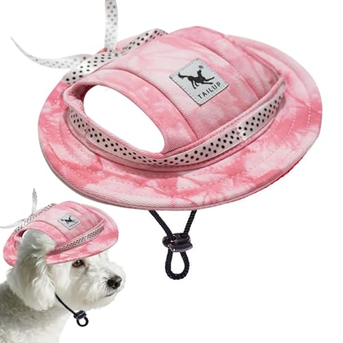 PETCUTE Hunde-Sonnenhut, Verstellbar,Hund Sommer Sonnenschutz Hut mit Ohrlöchern, Sommer Baseballmütze für Haustiere, Outdoor-Sport, Sonnenhaube für kleine Hunde, Welpen, Katzen,S PETCUTE Hunde-Sonnenhut, Verstellbar,Hund Sommer Sonnenschutz Hut mit Ohrlöchern, Sommer Baseballmütze für Haustiere, Outdoor-Sport, Sonnenhaube für kleine Hunde, Welpen, Katzen,S von PETCUTE