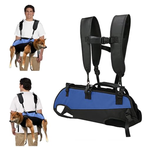 PETCUTE Hunde-Tragegeschirr,Hundegeschirr-Rucksack für große Hunde,Ganzkörpergeschirr mit Griff,Verstellbarer Hunderucksack Für Alte, Gelenkverletzungen, Arthritis-Hunde,Passend Für 7.5 Bis 15 Kg PETCUTE Hunde-Tragegeschirr,Hundegeschirr-Rucksack für große Hunde,Ganzkörpergeschirr mit Griff,Verstellbarer Hunderucksack Für Alte, Gelenkverletzungen, Arthritis-Hunde,Passend Für 7.5 Bis 15 Kg von PETCUTE