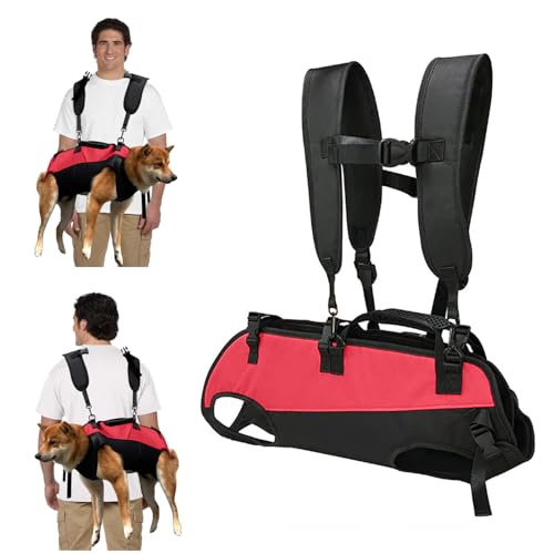 PETCUTE Hunde-Tragegeschirr,Hundegeschirr-Rucksack für große Hundes,Ganzkörpergeschirr mit Griff,Verstellbarer Hunderucksack Für Alte, Gelenkverletzungen, Arthritis-Hunde,Passend Für 7.5 Bis 15 Kg PETCUTE Hunde-Tragegeschirr,Hundegeschirr-Rucksack für große Hundes,Ganzkörpergeschirr mit Griff,Verstellbarer Hunderucksack Für Alte, Gelenkverletzungen, Arthritis-Hunde,Passend Für 7.5 Bis 15 Kg von PETCUTE