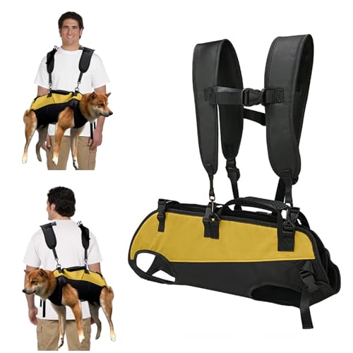 PETCUTE Hunde-Tragegeschirr,Hundegeschirr-Rucksack für große Hundes,Ganzkörpergeschirr mit Griff,Verstellbarer Hunderucksack Für Alte, Gelenkverletzungen, Arthritis-Hunde,Passend Für 7.5 Bis 15 Kg PETCUTE Hunde-Tragegeschirr,Hundegeschirr-Rucksack für große Hundes,Ganzkörpergeschirr mit Griff,Verstellbarer Hunderucksack Für Alte, Gelenkverletzungen, Arthritis-Hunde,Passend Für 7.5 Bis 15 Kg von PETCUTE