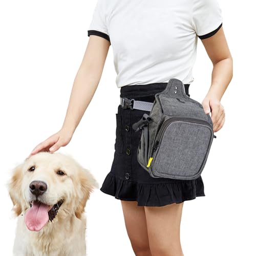 PETCUTE Hunde Trainingstasche,Robuster Leckerlietasche für Hunde,Hunde Snackbeutel mit Kotbeutelspender,Leckerlibeutel für Hunde mit Verstellbarem Schultergurt, Taillengütel und Clip PETCUTE Hunde Trainingstasche,Robuster Leckerlietasche für Hunde,Hunde Snackbeutel mit Kotbeutelspender,Leckerlibeutel für Hunde mit Verstellbarem Schultergurt, Taillengütel und Clip von PETCUTE