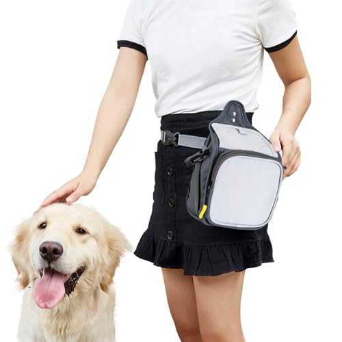 PETCUTE Hunde Trainingstasche,Robuster Leckerlietasche für Hunde,Hunde Snackbeutel mit Kotbeutelspender,Leckerlibeutel für Hunde mit Verstellbarem Schultergurt, Taillengütel und Clip PETCUTE Hunde Trainingstasche,Robuster Leckerlietasche für Hunde,Hunde Snackbeutel mit Kotbeutelspender,Leckerlibeutel für Hunde mit Verstellbarem Schultergurt, Taillengütel und Clip von PETCUTE