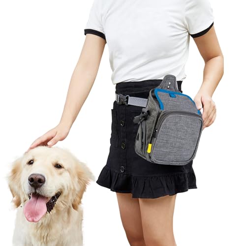 PETCUTE Hunde Trainingstasche,Robuster Leckerlietasche für Hunde,Hunde Snackbeutel mit Kotbeutelspender,Leckerlibeutel für Hunde mit Verstellbarem Schultergurt, Taillengütel und Clip PETCUTE Hunde Trainingstasche,Robuster Leckerlietasche für Hunde,Hunde Snackbeutel mit Kotbeutelspender,Leckerlibeutel für Hunde mit Verstellbarem Schultergurt, Taillengütel und Clip von PETCUTE