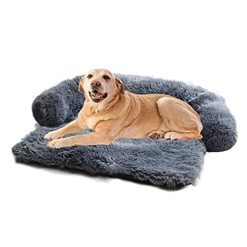 PETCUTE Hundebett Couch für Sofaschutz,Flauschige Hundedecke mit Abnehmbarem Bezug,Hundekissen,Plüsch Hundematte,mit rutschfeste Unterseite,Waschbar Hundesofa Kofferraumschutz PETCUTE Hundebett Couch für Sofaschutz,Flauschige Hundedecke mit Abnehmbarem Bezug,Hundekissen,Plüsch Hundematte,mit rutschfeste Unterseite,Waschbar Hundesofa Kofferraumschutz von PETCUTE