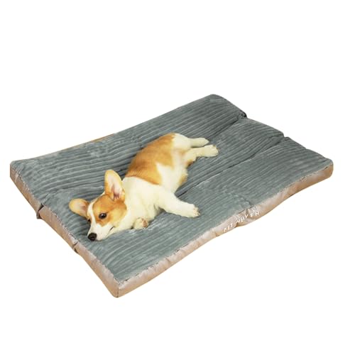 PETCUTE Hundebett Grosse Hunde,Waschbar Hundekissen,Superweich Hundematte für große, mittelgroße Hunde,rutschfeste Unterseite,Atmungsaktiv,Haustierbett Hundematratze mit Abnehmbarer Bezug PETCUTE Hundebett Grosse Hunde,Waschbar Hundekissen,Superweich Hundematte für große, mittelgroße Hunde,rutschfeste Unterseite,Atmungsaktiv,Haustierbett Hundematratze mit Abnehmbarer Bezug von PETCUTE