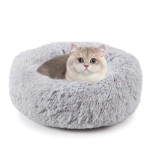 PETCUTE Hundebett Katzenbett Flauschige Marshmallow Katzen Bett Waschbar Runde Katzenkörbchen Weiches Hundekissen PETCUTE Hundebett Katzenbett Flauschige Marshmallow Katzen Bett Waschbar Runde Katzenkörbchen Weiches Hundekissen von PETCUTE