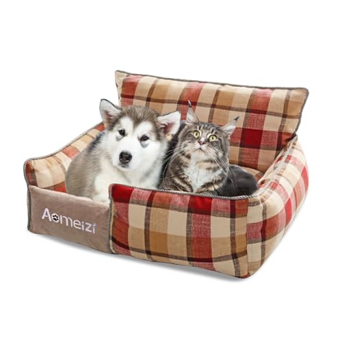 PETCUTE Hundebett Mittelgroße Grosse Hunde,Orthopädisches Hundekorb mit Abnehmbarem Waschbarem Bezug,Waschbar Hundebetten Hundekörbchen mit Rutschfestem Boden,Weich Hundesofa,Rot,XL PETCUTE Hundebett Mittelgroße Grosse Hunde,Orthopädisches Hundekorb mit Abnehmbarem Waschbarem Bezug,Waschbar Hundebetten Hundekörbchen mit Rutschfestem Boden,Weich Hundesofa,Rot,XL von PETCUTE