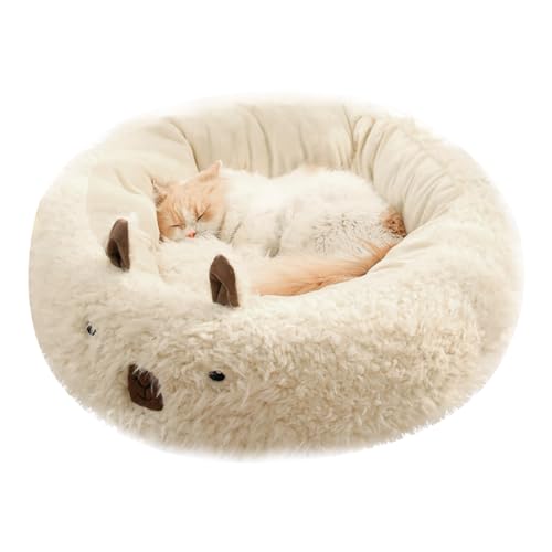 PETCUTE Hundebett Mittelgroße Kleine Hunde,Hundebett Rund Flauschig mit Rutschfester Boden, Waschbar Hundebetten HundeköRbchen mit Rand, Kuschelig Katzenbett Hundebett für Haustier PETCUTE Hundebett Mittelgroße Kleine Hunde,Hundebett Rund Flauschig mit Rutschfester Boden, Waschbar Hundebetten HundeköRbchen mit Rand, Kuschelig Katzenbett Hundebett für Haustier von PETCUTE