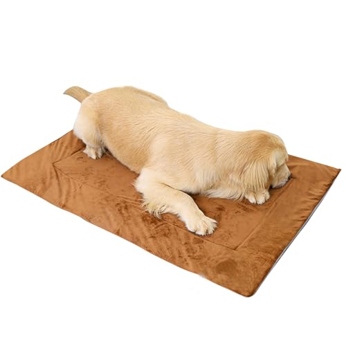 PETCUTE Hundebett Mittelgroße Kleine Hunde,Waschbar Hundematte Hundekissen,Flauschige Weiche und Warme Hundedecke mit Rutschfester Unterseite,Superweich Hundematratze für Kiste von PETCUTE
