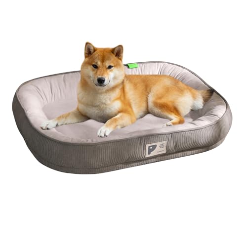 PETCUTE Hundebett für Kleine, Mittelgroße, Grosse Hunde,Waschbar Hundekissen mit rutschfeste Unterseite,Weicher Haustierbett mit Abnehmbare Abdeckung,Hundekorb Hundesofa für Winter PETCUTE Hundebett für Kleine, Mittelgroße, Grosse Hunde,Waschbar Hundekissen mit rutschfeste Unterseite,Weicher Haustierbett mit Abnehmbare Abdeckung,Hundekorb Hundesofa für Winter von PETCUTE
