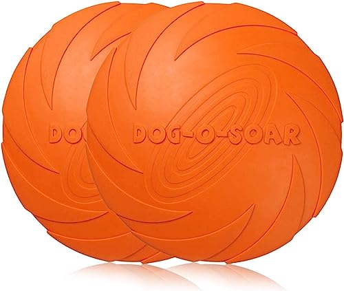 PETCUTE Hundefrisbee Hund Scheibe Hundespielzeug Frisbee Disc für Hunde 2 Stück ø 20 cm von PETCUTE