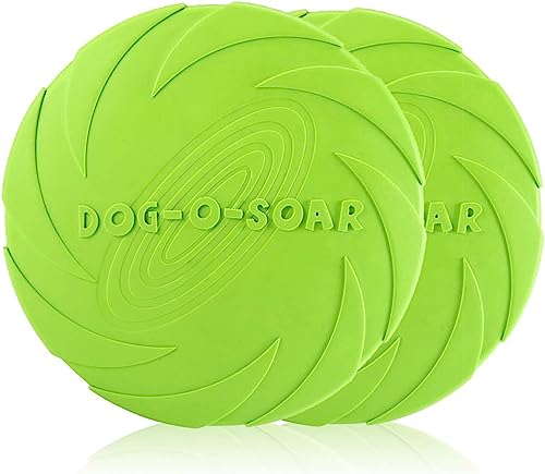 PETCUTE Hundefrisbee Hund Scheibe Hundespielzeug Frisbee Disc für Hunde 2 Stück ø 20 cm von PETCUTE