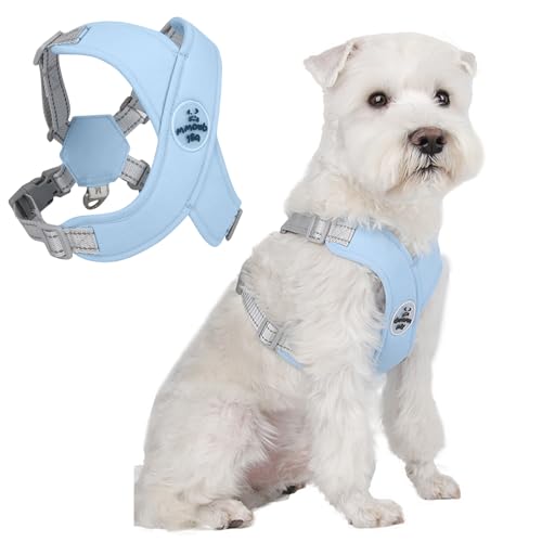 PETCUTE Hundegeschirr Grosse Hunde,No-Pull Hundegeschirr,Atmungsaktiv Brustgeschirr für Kleine Mittlere Große Hunde,verstellbare Reflektierend Hunde Brustgeschirr mit 2 Schnallen,D-Ring PETCUTE Hundegeschirr Grosse Hunde,No-Pull Hundegeschirr,Atmungsaktiv Brustgeschirr für Kleine Mittlere Große Hunde,verstellbare Reflektierend Hunde Brustgeschirr mit 2 Schnallen,D-Ring von PETCUTE