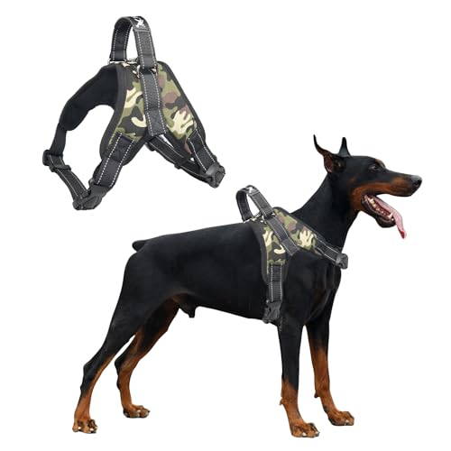 PETCUTE Hundegeschirr Mittelgroße Hunde,Reflektierend Weich Gepolstert Hunde Geschirr,Verstellbar Atmungsaktiv Brustgeschirr für Katze Welpen Hunde,Anti-Zug,Hundegeschirr mit Robuster Griff PETCUTE Hundegeschirr Mittelgroße Hunde,Reflektierend Weich Gepolstert Hunde Geschirr,Verstellbar Atmungsaktiv Brustgeschirr für Katze Welpen Hunde,Anti-Zug,Hundegeschirr mit Robuster Griff von PETCUTE