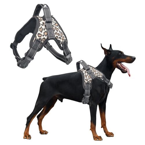 PETCUTE Hundegeschirr Mittelgroße Hunde,Reflektierend Weich Gepolstert Hunde Geschirr,Verstellbar Atmungsaktiv Brustgeschirr für Katze Welpen Hunde,Anti-Zug,Hundegeschirr mit Robuster Griff PETCUTE Hundegeschirr Mittelgroße Hunde,Reflektierend Weich Gepolstert Hunde Geschirr,Verstellbar Atmungsaktiv Brustgeschirr für Katze Welpen Hunde,Anti-Zug,Hundegeschirr mit Robuster Griff von PETCUTE