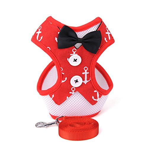 PETCUTE Hundegeschirr mit Leine Smoking Anzug für Hunde Hundeanzug Weihnachten Halloween süßer Hundegeschirr PETCUTE Hundegeschirr mit Leine Smoking Anzug für Hunde Hundeanzug Weihnachten Halloween süßer Hundegeschirr von PETCUTE