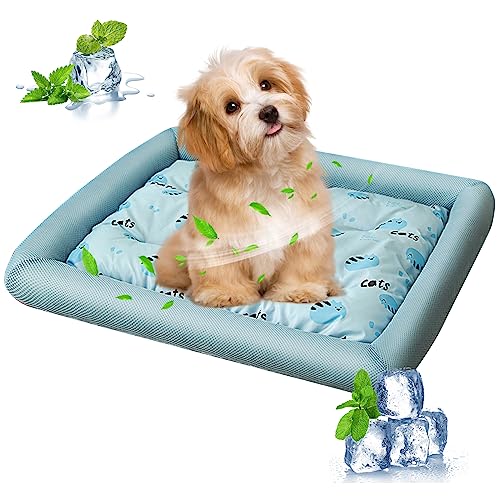 PETCUTE Hundekühlmatte,Kühlmatte für Hunde,Kühldecke für Hunde,Selbstkühlung Haustier-Kühler Sommer Kühlmatte,Atmungsaktive Haustiermatte für Hunde Katzen Haustiere mit Rutschfester Unterseite PETCUTE Hundekühlmatte,Kühlmatte für Hunde,Kühldecke für Hunde,Selbstkühlung Haustier-Kühler Sommer Kühlmatte,Atmungsaktive Haustiermatte für Hunde Katzen Haustiere mit Rutschfester Unterseite von PETCUTE