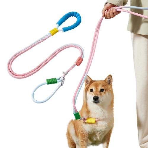PETCUTE Hundeleine Große Hunde,Verstellbar Hundeleine mit Bequemen Gepolsterten Griff,Robuste Nylon Doppelleine für Hunde,Hundeleine zum Training,Hundeleine für große und mittelgroße Hunde PETCUTE Hundeleine Große Hunde,Verstellbar Hundeleine mit Bequemen Gepolsterten Griff,Robuste Nylon Doppelleine für Hunde,Hundeleine zum Training,Hundeleine für große und mittelgroße Hunde von PETCUTE