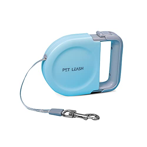 PETCUTE Hundeleines, Einziehbar Hundeleine für Kleine,Verstellbar Hundeleine mit Ergonomischem Einziehbar Griff,Einhandbremse,Pause,Verriegelung,Nylonband,Hund Leine für Kleine&Große Hunde von PETCUTE