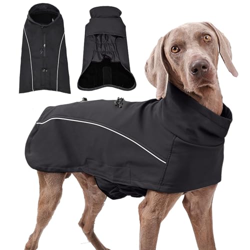 PETCUTE Hundemantel Wasserdicht,Reflektierende Hundejacke mit Geschirr Offnung,Einstellbar Hundemantel Winter Warmer Hundejacke,Hundeweste Hunde Bekleidung für Winter Herbst PETCUTE Hundemantel Wasserdicht,Reflektierende Hundejacke mit Geschirr Offnung,Einstellbar Hundemantel Winter Warmer Hundejacke,Hundeweste Hunde Bekleidung für Winter Herbst von PETCUTE