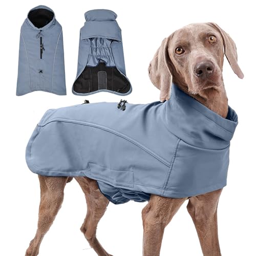 PETCUTE Hundemantel Wasserdicht,Reflektierende Hundejacke mit Geschirr Offnung,Einstellbar Hundemantel Winter Warmer Hundejacke,Hundeweste Hunde Bekleidung für Winter Herbst PETCUTE Hundemantel Wasserdicht,Reflektierende Hundejacke mit Geschirr Offnung,Einstellbar Hundemantel Winter Warmer Hundejacke,Hundeweste Hunde Bekleidung für Winter Herbst von PETCUTE