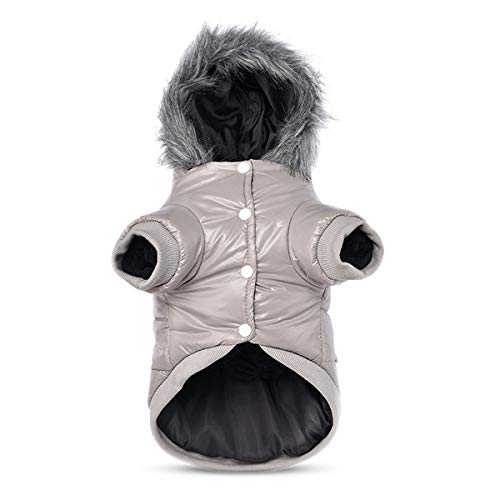 PETCUTE Hundemantel Winterkleidung für Hunde wasserdicht hundejackewarme Fleece-Futterjacke für Hunde von PETCUTE