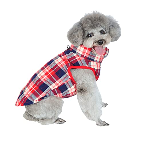 PETCUTE Hundemantel wasserdichte Jacken, Reflektierend Winter Warme Hundemantel Weste mit D-Ring, Hundejacke für Kleine, Mittel Große Hundekleidung,Hunde Winterjacken Mäntel von PETCUTE