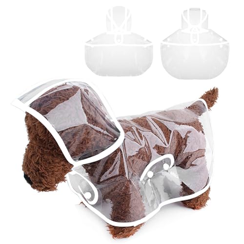 PETCUTE Hunderegenmantel,Wasserdichter Haustier-Regenmantel mit Kapuze,Transparent, PVC, Atmungsaktiv,Hunde Regenmantel mit Knopfverschluss,Geeignet für mittlere und große Hunde PETCUTE Hunderegenmantel,Wasserdichter Haustier-Regenmantel mit Kapuze,Transparent, PVC, Atmungsaktiv,Hunde Regenmantel mit Knopfverschluss,Geeignet für mittlere und große Hunde von PETCUTE