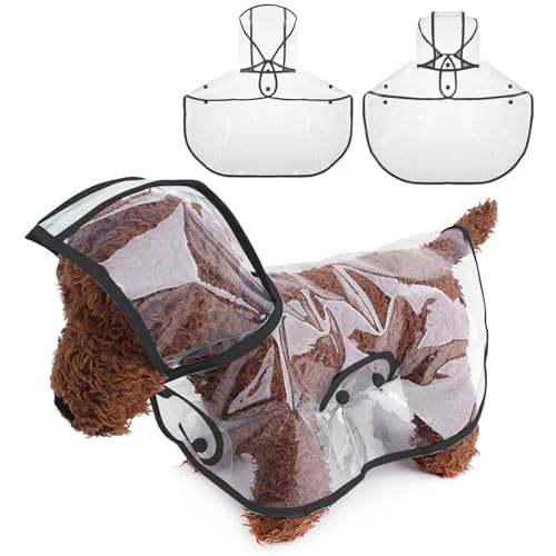 PETCUTE Hunderegenmantel,Wasserdichter Haustier-Regenmantel mit Kapuze,Transparent, PVC, Atmungsaktiv,Hunde Regenmantel mit Knopfverschluss,Geeignet für mittlere und große Hunde PETCUTE Hunderegenmantel,Wasserdichter Haustier-Regenmantel mit Kapuze,Transparent, PVC, Atmungsaktiv,Hunde Regenmantel mit Knopfverschluss,Geeignet für mittlere und große Hunde von PETCUTE