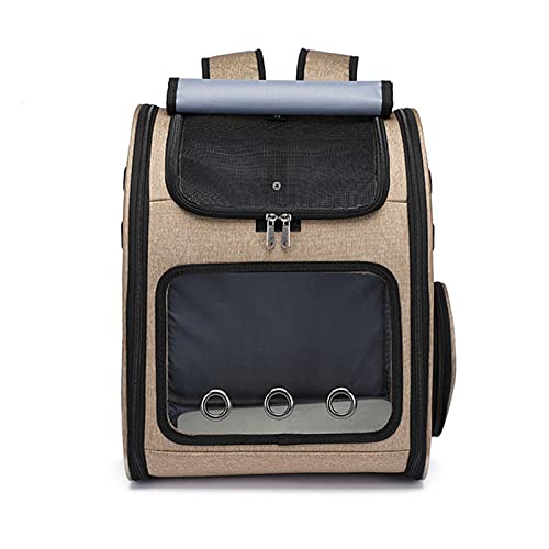 PETCUTE Hunderucksack,Atmungsaktiv Katzenrucksack, Hundetragetasche mit Herausnehmbarer Matte,Faltbar Einstellbar Haustier Rucksäcke für Kleine Hunde und Katzen von PETCUTE