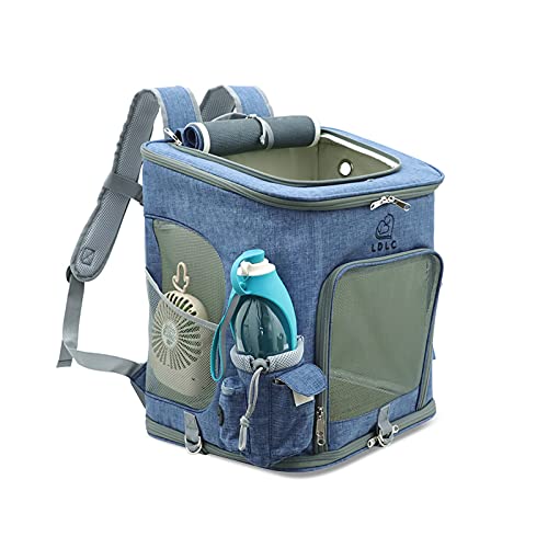 PETCUTE Hunderucksack,Faltbarer Katzenrucksack für Katzen und Hunde mit Abnehmbare Matte,Atmungsaktive Haustier Rucksack mit Verstellbare gepolsterte Riemen,Aufbewahrungstasche für Draussen Reisen PETCUTE Hunderucksack,Faltbarer Katzenrucksack für Katzen und Hunde mit Abnehmbare Matte,Atmungsaktive Haustier Rucksack mit Verstellbare gepolsterte Riemen,Aufbewahrungstasche für Draussen Reisen von PETCUTE