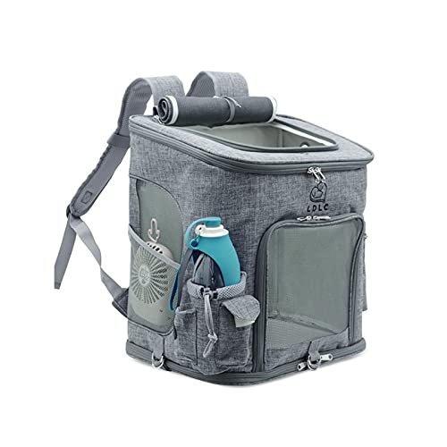 PETCUTE Hunderucksack,Faltbarer Katzenrucksack für Katzen und Hunde mit Abnehmbare Matte,Atmungsaktive Haustier Rucksack mit Verstellbare gepolsterte Riemen,Aufbewahrungstasche für Draussen Reisen PETCUTE Hunderucksack,Faltbarer Katzenrucksack für Katzen und Hunde mit Abnehmbare Matte,Atmungsaktive Haustier Rucksack mit Verstellbare gepolsterte Riemen,Aufbewahrungstasche für Draussen Reisen von PETCUTE