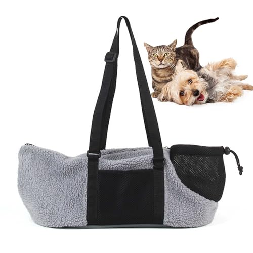 PETCUTE Hundetasche für Kleine Hunde,Atmungsaktiv Haustier Tragetasche mit Abnehmbares Boden,Verstellbar Hundetragetasche mit Sicherheitsleine,Katzentragetasche für kleine und mittelgroße Haustiere von PETCUTE