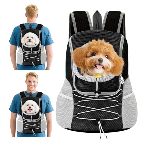 PETCUTE Hundetragerucksack mit Kopf-Out-Design,Atmungsaktive,Verstellbar Rucksack für Kleine Hunde und Katzen,Haustier-Fronttasche mit wasserdichte Unterseite und Tasche,für Wandern Camping M PETCUTE Hundetragerucksack mit Kopf-Out-Design,Atmungsaktive,Verstellbar Rucksack für Kleine Hunde und Katzen,Haustier-Fronttasche mit wasserdichte Unterseite und Tasche,für Wandern Camping M von PETCUTE
