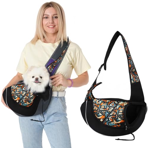 PETCUTE Hundetragetasche,Atmungsaktives Mesh Hundetasche mit Verstellbarer Schultergurt,Taschen,Tragbar Reflektierend Haustier Umhängetasche Transporttasche für Haustiere für Outdoor Reisen PETCUTE Hundetragetasche,Atmungsaktives Mesh Hundetasche mit Verstellbarer Schultergurt,Taschen,Tragbar Reflektierend Haustier Umhängetasche Transporttasche für Haustiere für Outdoor Reisen von PETCUTE