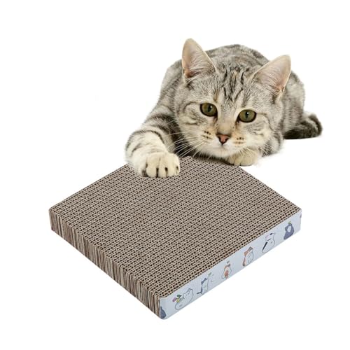 PETCUTE Katze Kratzbrett,3 in 1 Kratzpappe für Katzen mit Premium-Kratztextur,Kratzbrett Katze zur Krallenpflege,Katzen Kratzmatte Kratzpappe für Schlafen/Spielen/Kratzen PETCUTE Katze Kratzbrett,3 in 1 Kratzpappe für Katzen mit Premium-Kratztextur,Kratzbrett Katze zur Krallenpflege,Katzen Kratzmatte Kratzpappe für Schlafen/Spielen/Kratzen von PETCUTE