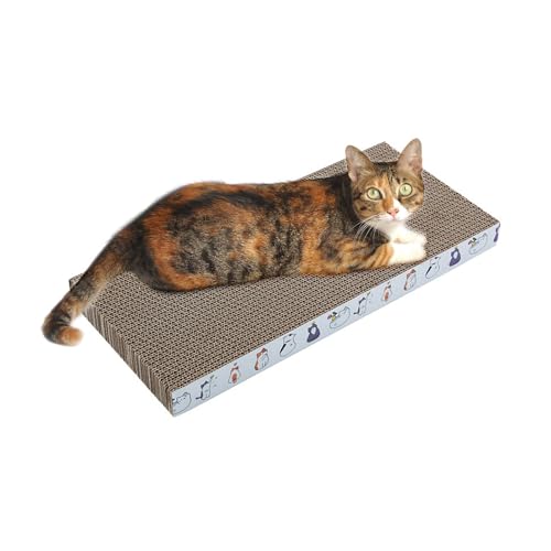 PETCUTE Katze Kratzbrett,3 in 1 Kratzpappe für Katzen mit Premium-Kratztextur,Kratzbrett Katze zur Krallenpflege,Katzen Kratzmatte Kratzpappe für Schlafen/Spielen/Kratzen PETCUTE Katze Kratzbrett,3 in 1 Kratzpappe für Katzen mit Premium-Kratztextur,Kratzbrett Katze zur Krallenpflege,Katzen Kratzmatte Kratzpappe für Schlafen/Spielen/Kratzen von PETCUTE