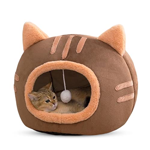 PETCUTE Katzenbett Katzenkorb für große Katzen,Waschbar Katzenhaus für Katzen und Hunde,Weiches Und Gemütliches Katzenhöhle mit Abnehmbar Innerkissen,Warme Haustierhöhle mit rutschfeste Unterseite PETCUTE Katzenbett Katzenkorb für große Katzen,Waschbar Katzenhaus für Katzen und Hunde,Weiches Und Gemütliches Katzenhöhle mit Abnehmbar Innerkissen,Warme Haustierhöhle mit rutschfeste Unterseite von PETCUTE