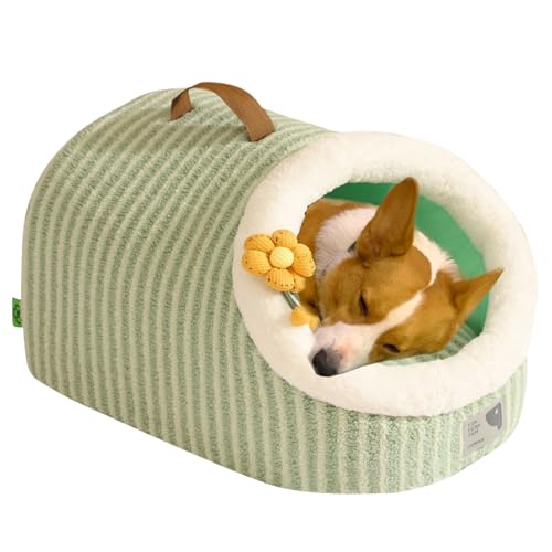 PETCUTE Katzenbett für Indoor-Katzen,Katzenbett große Katzen Katzenhaus mit Abnehmbarem Kissen,Waschbar Katzenhöhle mit Anti-Rutsch Boden,Katzen Bettchen für Katzen,Hasen,Hunde und andere Kleintiere PETCUTE Katzenbett für Indoor-Katzen,Katzenbett große Katzen Katzenhaus mit Abnehmbarem Kissen,Waschbar Katzenhöhle mit Anti-Rutsch Boden,Katzen Bettchen für Katzen,Hasen,Hunde und andere Kleintiere von PETCUTE