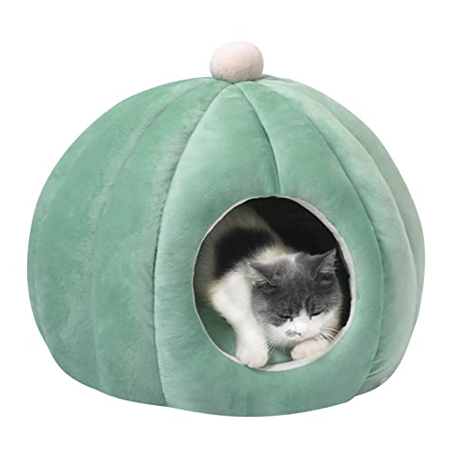 PETCUTE Katzenbett für Indoor-Katzen,Katzenhöhle Katzenkorb mit rutschfeste Unterseite,Super Weich Haustierbett mit Abnehmbarem Waschbarem Innenkissen,Waschbares Katzenhaus für Katzen und Hunde PETCUTE Katzenbett für Indoor-Katzen,Katzenhöhle Katzenkorb mit rutschfeste Unterseite,Super Weich Haustierbett mit Abnehmbarem Waschbarem Innenkissen,Waschbares Katzenhaus für Katzen und Hunde von PETCUTE