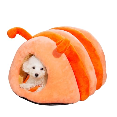 PETCUTE Katzenbetten für Hauskatzen,Faltbare Katzenbetthöhle, Katzenhaus mit rutschfeste Unterseite,Waschbar Katzenbett für Kätzchen,Kleine Haustiere,Weiches und Warmes Katzenhaus für Drinnen,Orange PETCUTE Katzenbetten für Hauskatzen,Faltbare Katzenbetthöhle, Katzenhaus mit rutschfeste Unterseite,Waschbar Katzenbett für Kätzchen,Kleine Haustiere,Weiches und Warmes Katzenhaus für Drinnen,Orange von PETCUTE