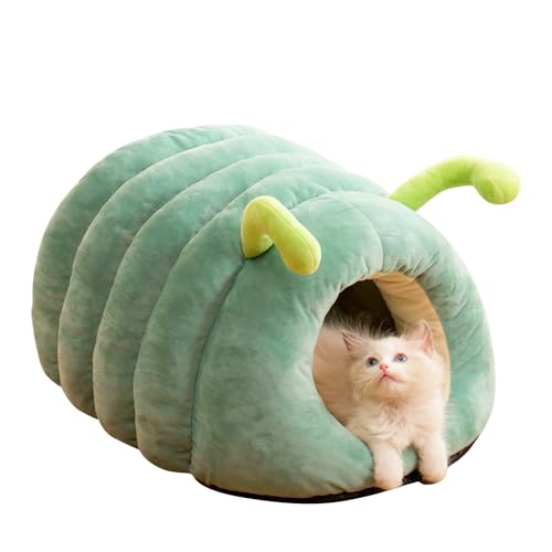 PETCUTE Katzenbetten für Hauskatzen,Faltbare Katzenbetthöhle, Katzenhaus mit rutschfeste Unterseite,Waschbar Katzenbett für Kätzchen,Kleine Haustiere,Weiches und Warmes Katzenhaus für Drinnen,Grün PETCUTE Katzenbetten für Hauskatzen,Faltbare Katzenbetthöhle, Katzenhaus mit rutschfeste Unterseite,Waschbar Katzenbett für Kätzchen,Kleine Haustiere,Weiches und Warmes Katzenhaus für Drinnen,Grün von PETCUTE