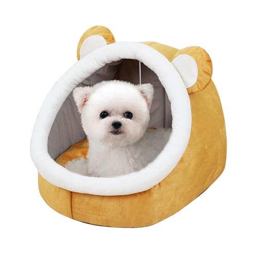 PETCUTE Katzenhöhle,Katzenbett für Indoor-Katzen mit Abnehmbarem Waschbarem Kissen,Weiches und Warmes Katzenhaus für Drinnen mit Anti-Rutsch-Boden,Waschbar,Detachable,Kuschelhöhle für Katzen PETCUTE Katzenhöhle,Katzenbett für Indoor-Katzen mit Abnehmbarem Waschbarem Kissen,Weiches und Warmes Katzenhaus für Drinnen mit Anti-Rutsch-Boden,Waschbar,Detachable,Kuschelhöhle für Katzen von PETCUTE
