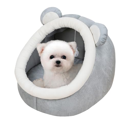 PETCUTE Katzenhöhle,Katzenbett für Indoor-Katzen mit Abnehmbarem Waschbarem Kissen,Weiches und Warmes Katzenhaus für Drinnen mit Anti-Rutsch-Boden,Waschbar,Detachable,Kuschelhöhle für Katzen PETCUTE Katzenhöhle,Katzenbett für Indoor-Katzen mit Abnehmbarem Waschbarem Kissen,Weiches und Warmes Katzenhaus für Drinnen mit Anti-Rutsch-Boden,Waschbar,Detachable,Kuschelhöhle für Katzen von PETCUTE