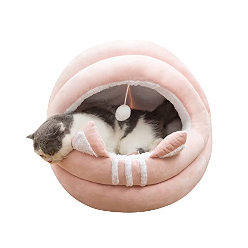 PETCUTE Katzenhöhle Katzenbett,Waschbar Katzenzelt Katzenkorb für Katzen und Hunde,Winter Hundebett,Haustiernest, das für Katzen, Kätzchen, Welpen,Bequeme Katzenkissen mit rutschfeste Unterseite PETCUTE Katzenhöhle Katzenbett,Waschbar Katzenzelt Katzenkorb für Katzen und Hunde,Winter Hundebett,Haustiernest, das für Katzen, Kätzchen, Welpen,Bequeme Katzenkissen mit rutschfeste Unterseite von PETCUTE
